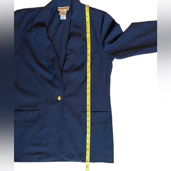 Worthington Petite Essentials vintage dark blue single button blazer - Picture 8 of 8